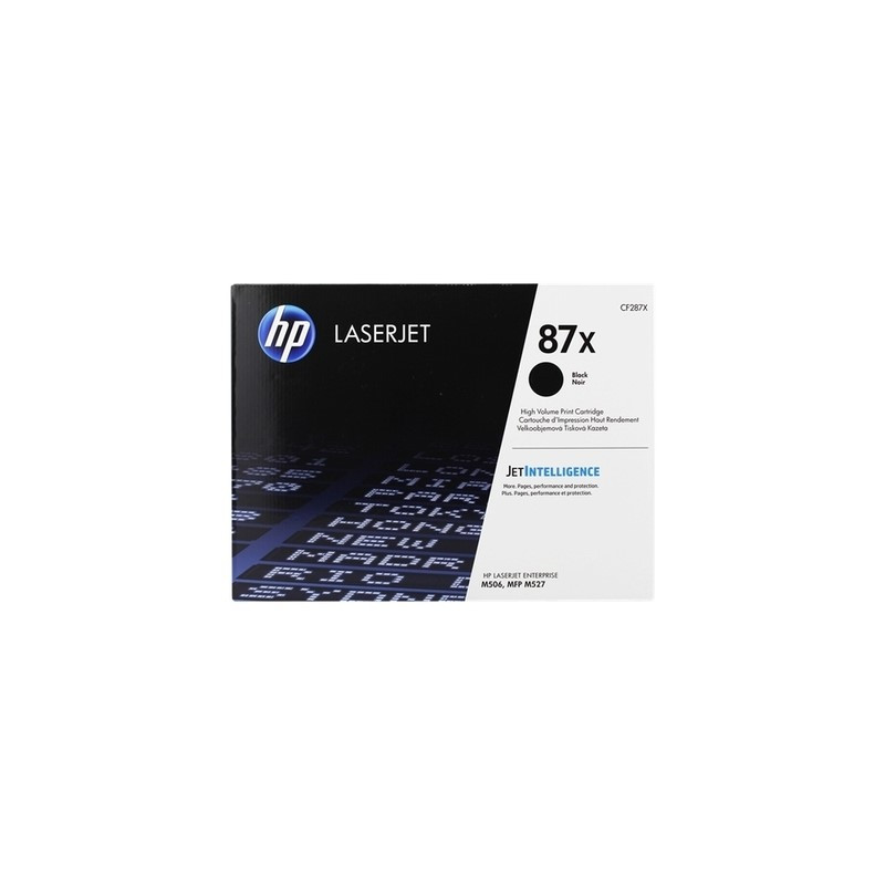 Hp 87X - Toner original Hp CF287X - Noir