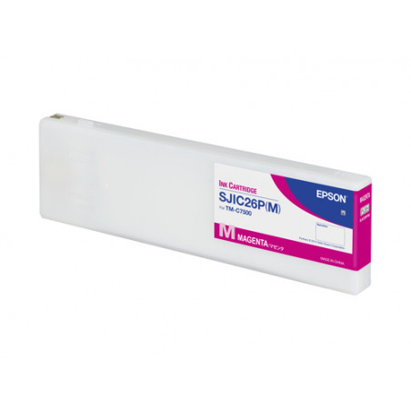 SJIC26P - Cart. Encre Marque Epson TM-C7500 - Magenta