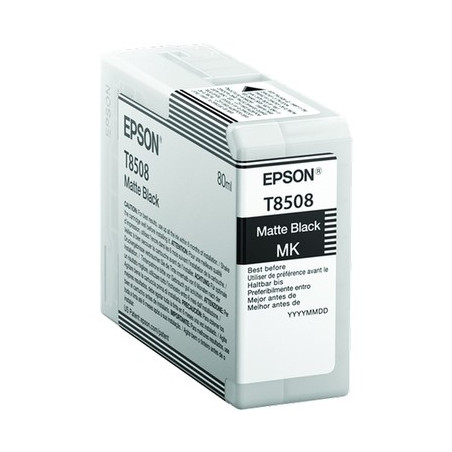 T8508 - Cart. Encre Marque Epson T850800 - Noir mate