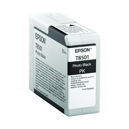 T8501 - Cart. Encre Marque Epson T850100 - Photo noir