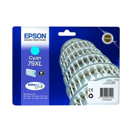 T7902 - Cart. Encre Marque Epson C13T79024010 - Cyan