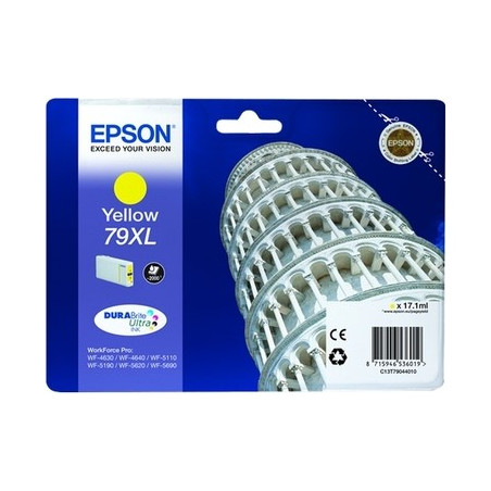 T7904 - Cart. Encre Marque Epson C13T79044010 - Jaune