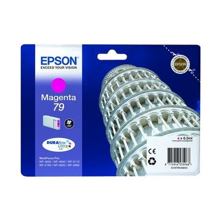 T7913 - Cart. Encre Marque Epson T791340 - Magenta