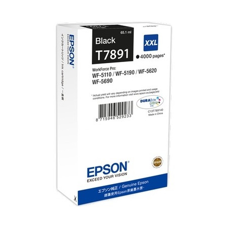 T7891 - Cart. Encre Marque Epson T789140 - noir