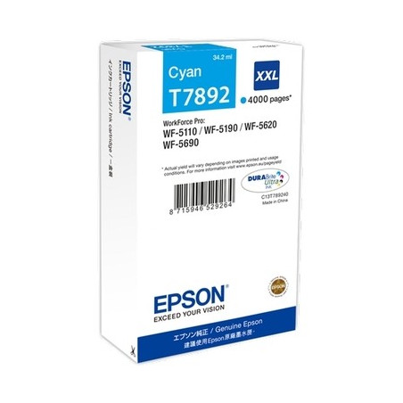 T7892 - Cart. Encre Marque Epson T789240 - Cyan