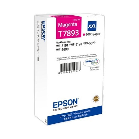 T7893 - Cart. Encre Marque Epson T789340 - Magenta