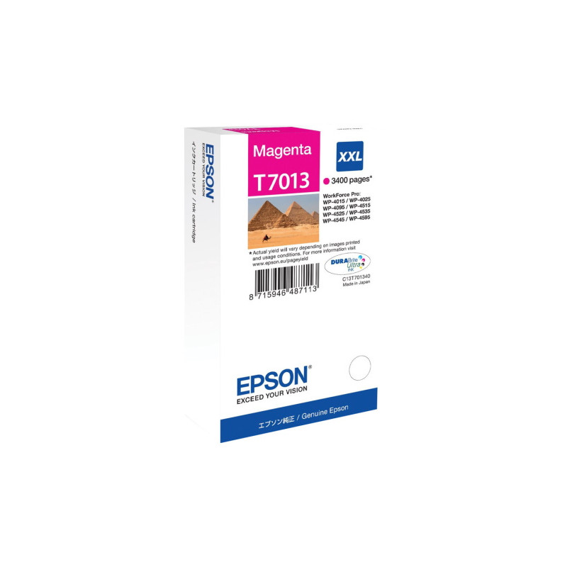 T7013 - Cart. Encre Marque Epson C13T70134010 - Magenta