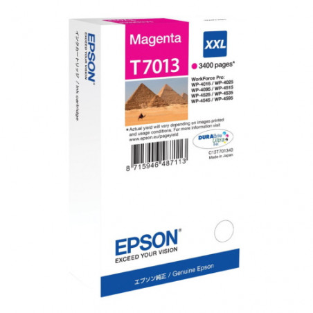 T7013 - Cart. Encre Marque Epson C13T70134010 - Magenta