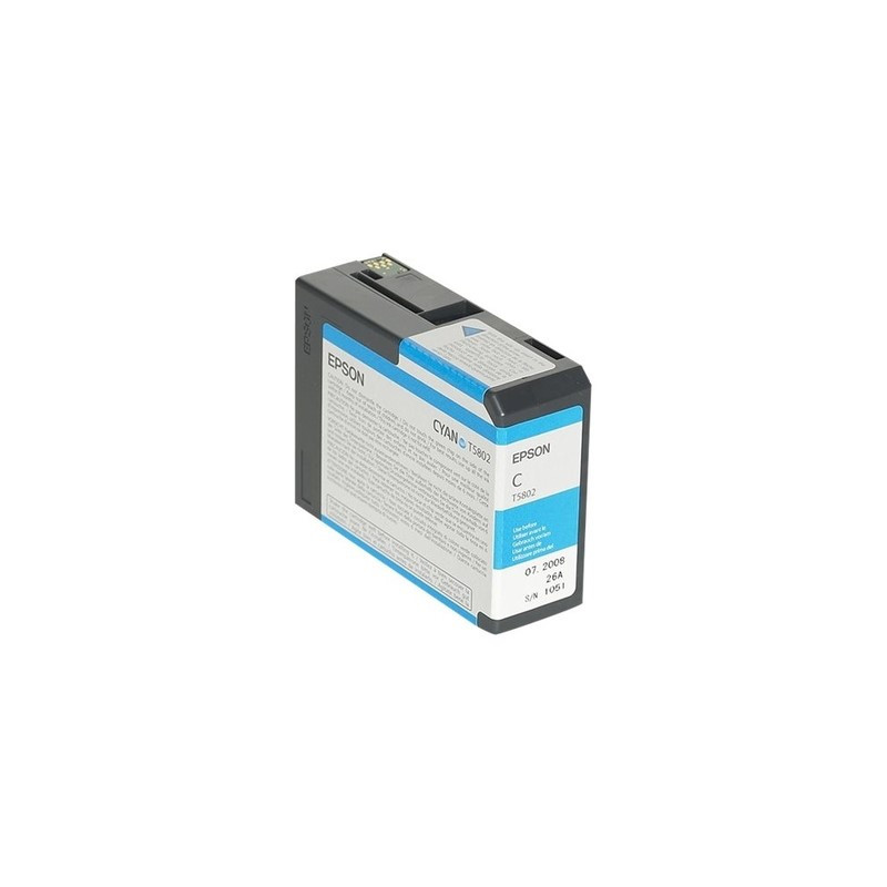 T5802 - Cart. Encre Marque Epson T580200 - Cyan