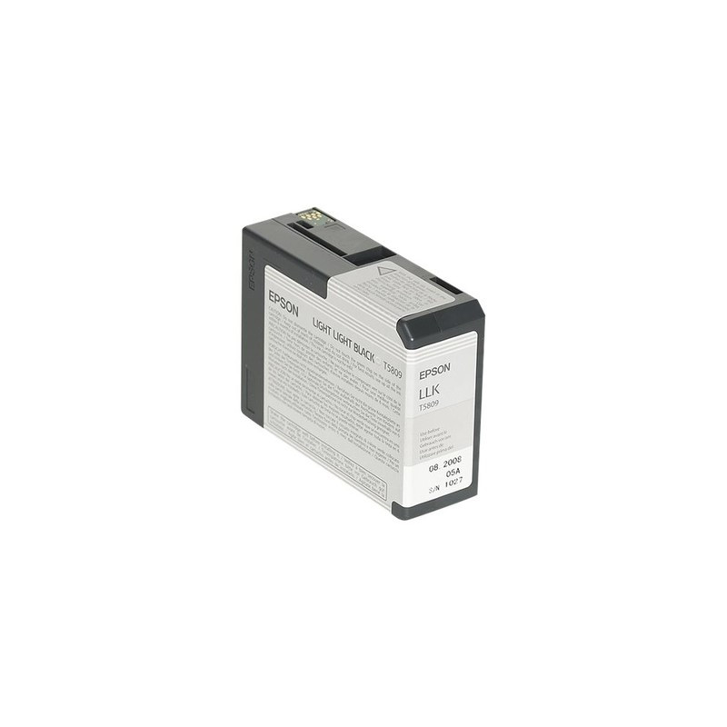 T5809 - Cart. Encre Marque Epson T580900 - Gris clair