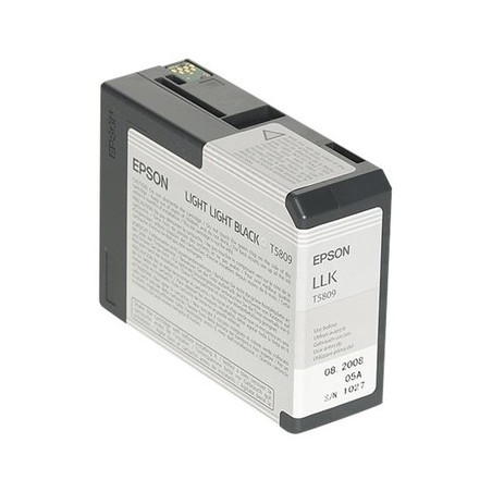 T5809 - Cart. Encre Marque Epson T580900 - Gris clair