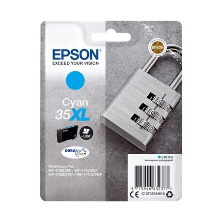 35XL - Cart. Encre Marque Epson T35924010 - Cyan