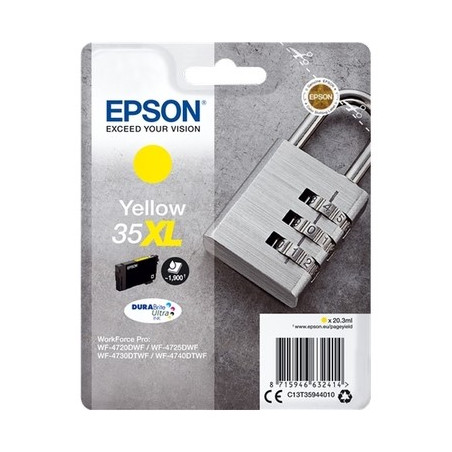 35XL - Cart. Encre Marque Epson T35944010 - Jaune