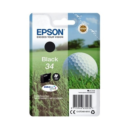 34 - Cart. Encre Marque Epson T346140 - noir