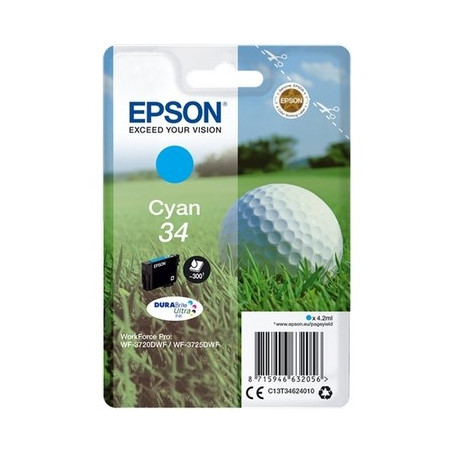 34 - Cart. Encre Marque Epson T346240 - Cyan