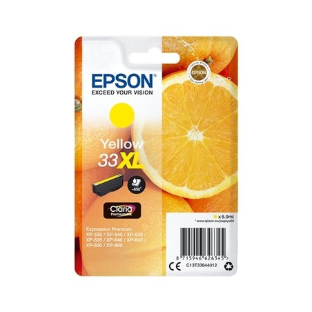 33XL - Cart. Encre Marque Epson C13T33644012 - Jaune