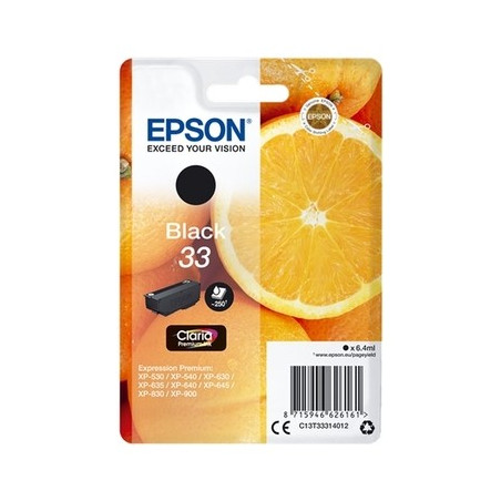 33 - Cart. Encre Marque Epson T333140 - noir