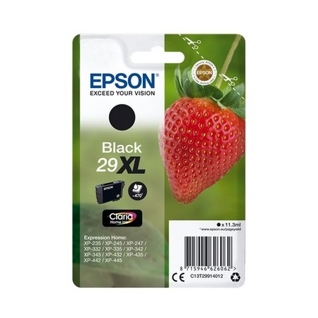 29XL - Cart. Encre Marque Epson C13T29914012 - noir