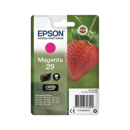 29 - Cart. Encre Marque Epson T298340 - Magenta