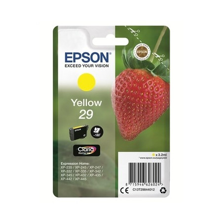 29 - Cart. Encre Marque Epson T298440 - Jaune