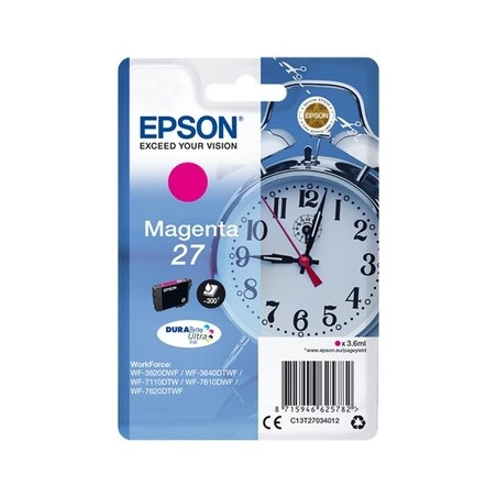 27 - Cart. Encre Marque Epson T270340 - Magenta