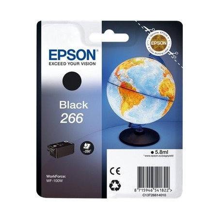 T266 - Cart. Encre Marque Epson T266140 - noir