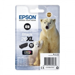 26XL - Cart. Encre Marque Epson C13T26314012 - Photo noir