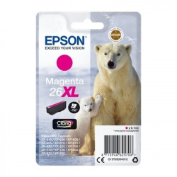 26XL - Cart. Encre Marque Epson C13T26334012 - Magenta