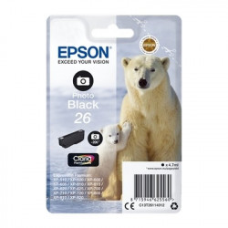 26 - Cart. Encre Marque Epson T261140 - noir