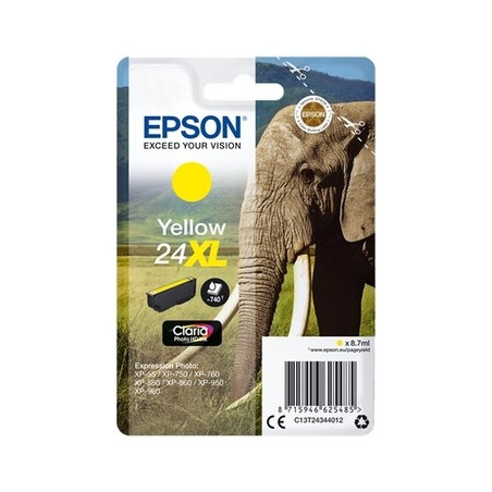 24XL - Cart. Encre Marque Epson C13T24344012 - Jaune