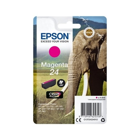 24 - Cart. Encre Marque Epson T242340 - Magenta