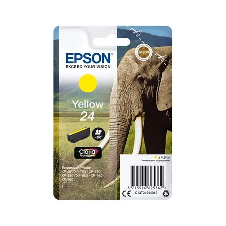 24 - Cart. Encre Marque Epson T242440 - Jaune