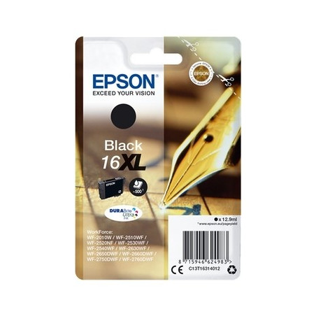 16XL - Cart. Encre Marque Epson C13T16314012 - noir