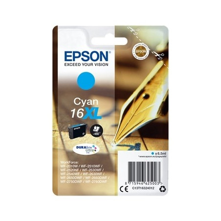 16XL - Cart. Encre Marque Epson C13T16324012 - Cyan