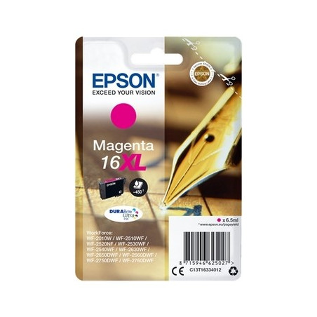 16XL - Cart. Encre Marque Epson C13T16334012 - Magenta