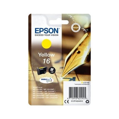 16 - Cart. Encre Marque Epson T162440 - Jaune