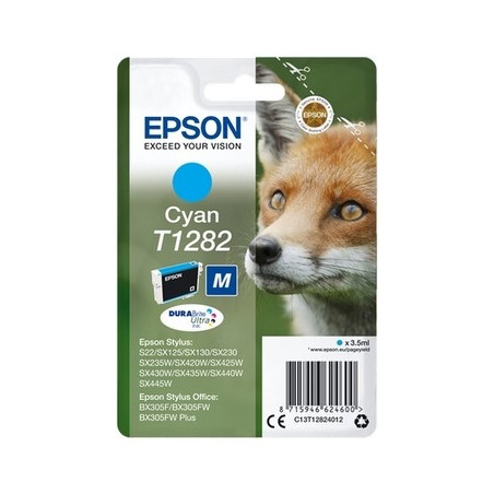 1282 - Cart. Encre Marque Epson C13T12824011 - Cyan