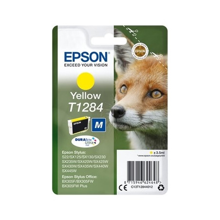 1284 - Cart. Encre Marque Epson C13T12844011 - Jaune