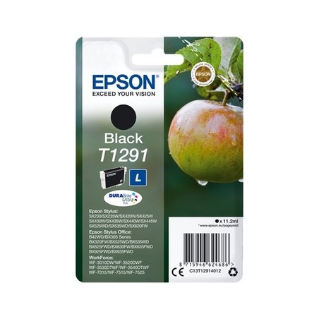 1291 - Cart. Encre Marque Epson C13T12914012 - noir