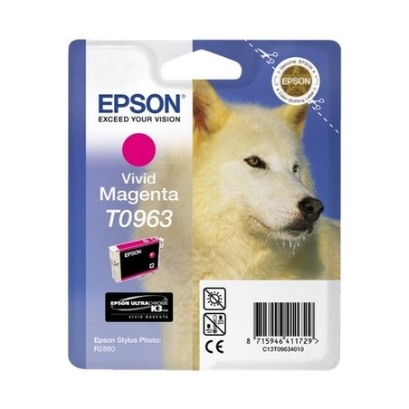 T0963 - Cart. Encre Marque Epson T0963 - Loup - Magenta