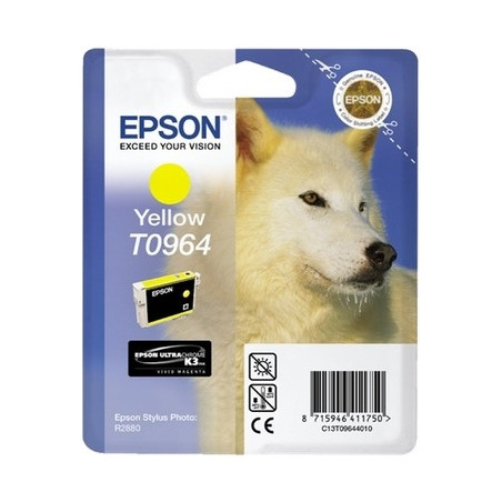 T0964 - Cart. Encre Marque Epson T0964 - Loup - Jaune