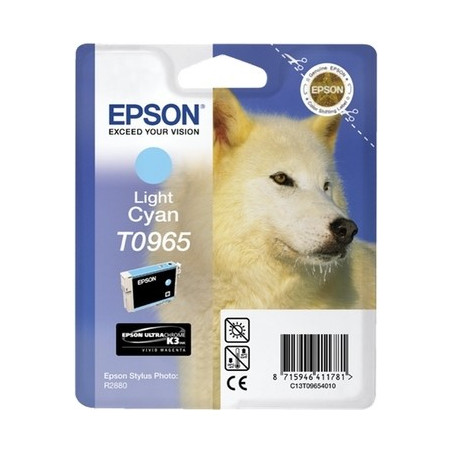 T0965 - Cart. Encre Marque Epson T0965 - Loup - Light cyan