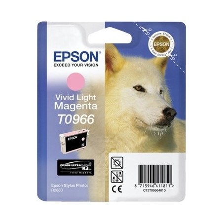 T0966 - Cart. Encre Marque Epson T0966 - Loup - Light magenta