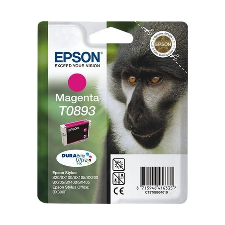 T0893 - Cart. Encre Marque Epson C13T08934011 - Magenta