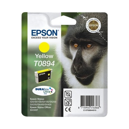 T0894 - Cart. Encre Marque Epson C13T08944011 - Jaune