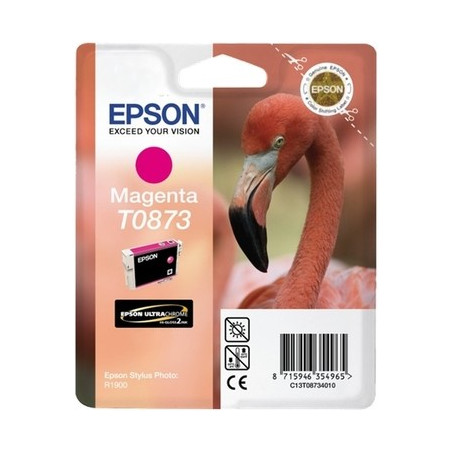 T0873 - Cart. Encre Marque Epson T087340 - Magenta