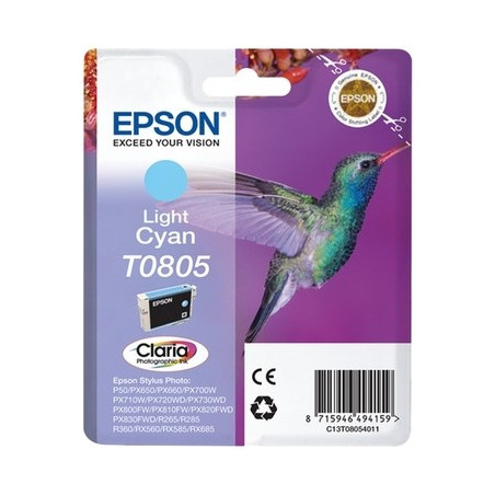 T0805 - Cart. Encre Marque Epson C13T08054011 - Light cyan