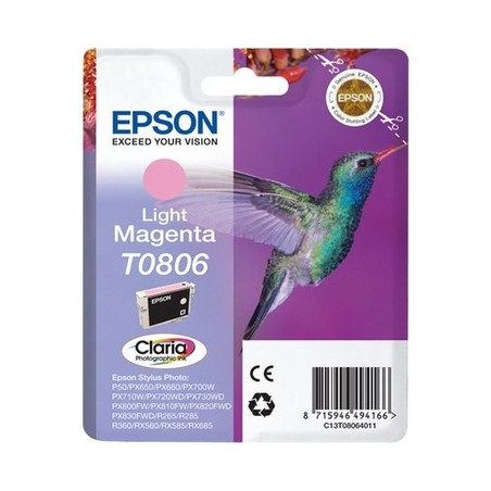T0806 - Cart. Encre Marque Epson C13T08064011 - Light magenta