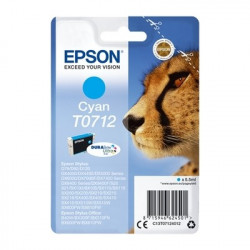 T0712 - Cart. Encre Marque Epson C13T07124011 - Cyan