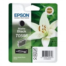 T0598 - Cart. Encre Marque Epson T059840 - Noir mate